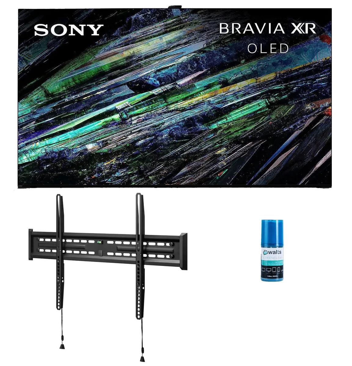Sony Sony XR77A95L 77" QD-OLED 4K 120Hz LED TV with Fixed Mount &amp; Cleaner Kit — product photo