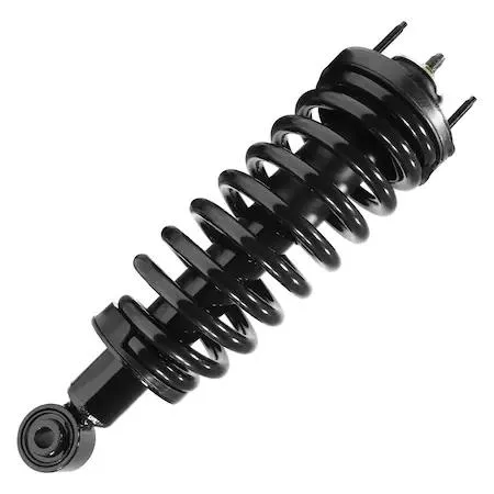 Unity 11800 front complete strut assembly silver metal coil spring and mount