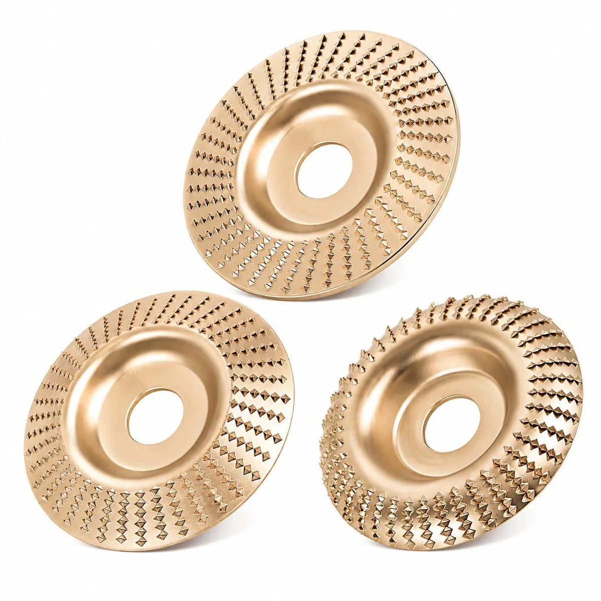 DeWalt 2026 Tungsten Carbide Wheel Set 3pcs 4.5in (Gold) — product photo