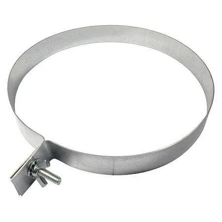 Galvanized steel round duct hanger with 1 inch strap width