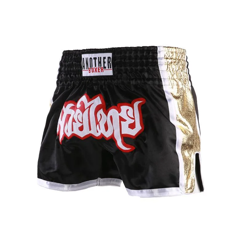 Amor est vitae essentia Amor est vitae essentia Kickboxing Trunks Large Black-Gold — product photo