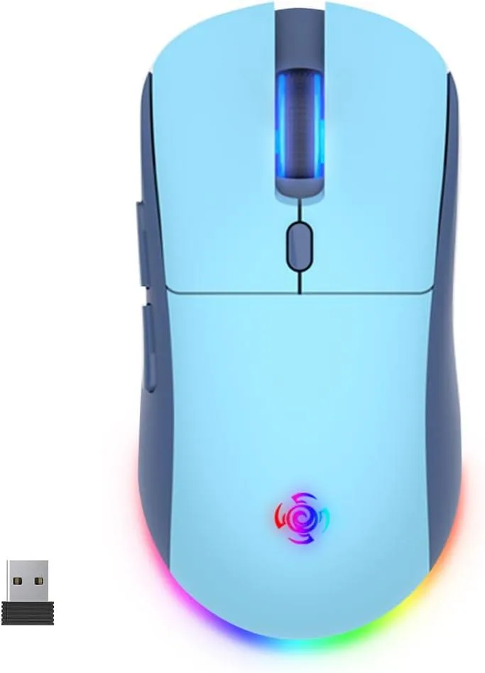BFKK BFKK Gaming Mouse Blue 4800 DPI 3-Mode Wireless — product photo