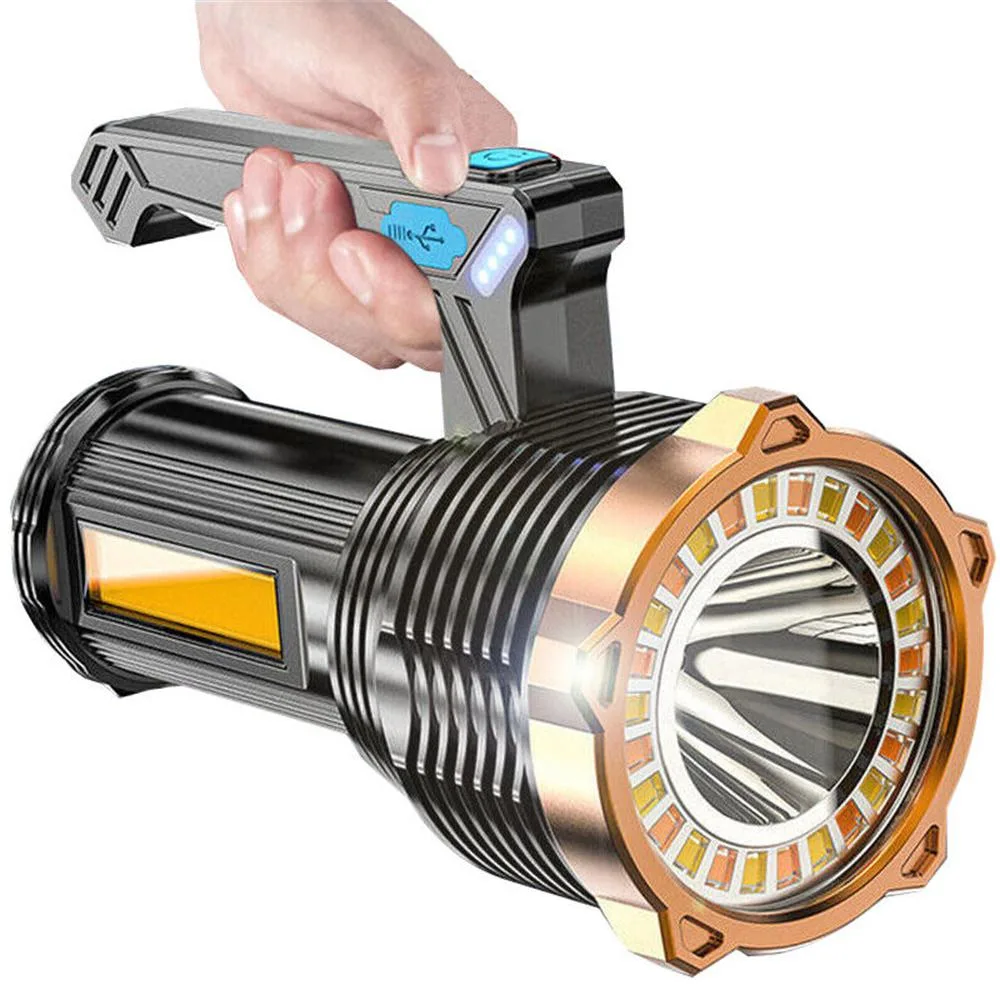 eYotto eYotto 20000LM Rechargeable Handheld Flashlight Black — product photo
