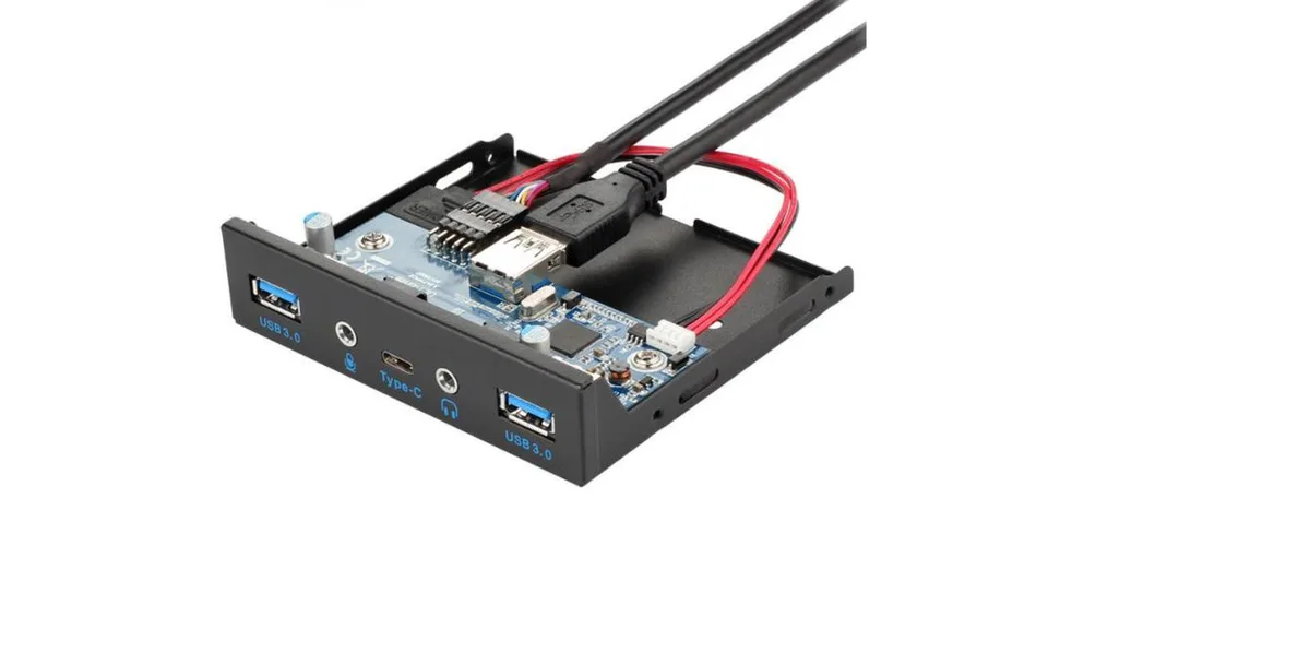 anicorn anicorn FP35U32UCAM 3.5" front-panel USB hub — product photo