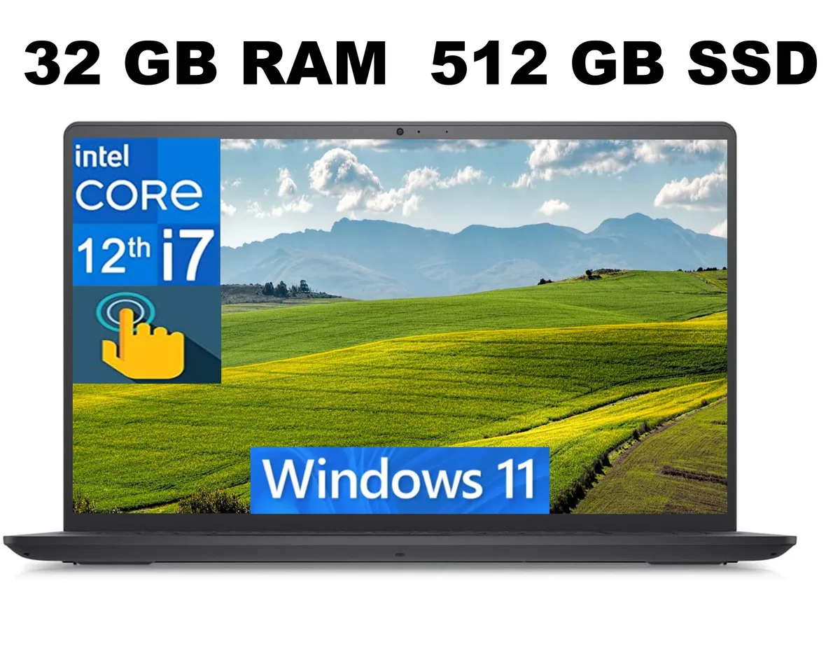 DELL DELL Inspiron 3520 15 laptop i7-1255U 32GB 512GB SSD Touchscreen — product photo
