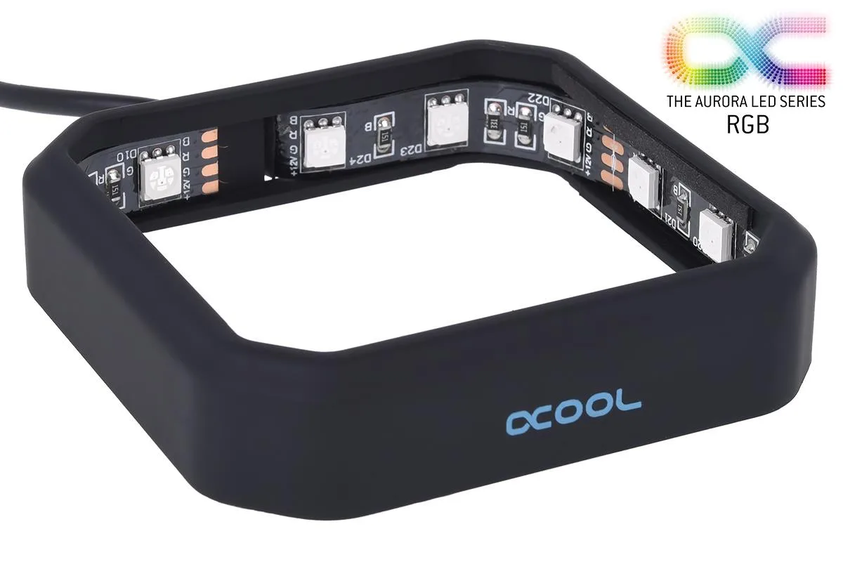 Alphacool Alphacool Aurora XPX RGB Frame Black 15 LED 12893 — product photo
