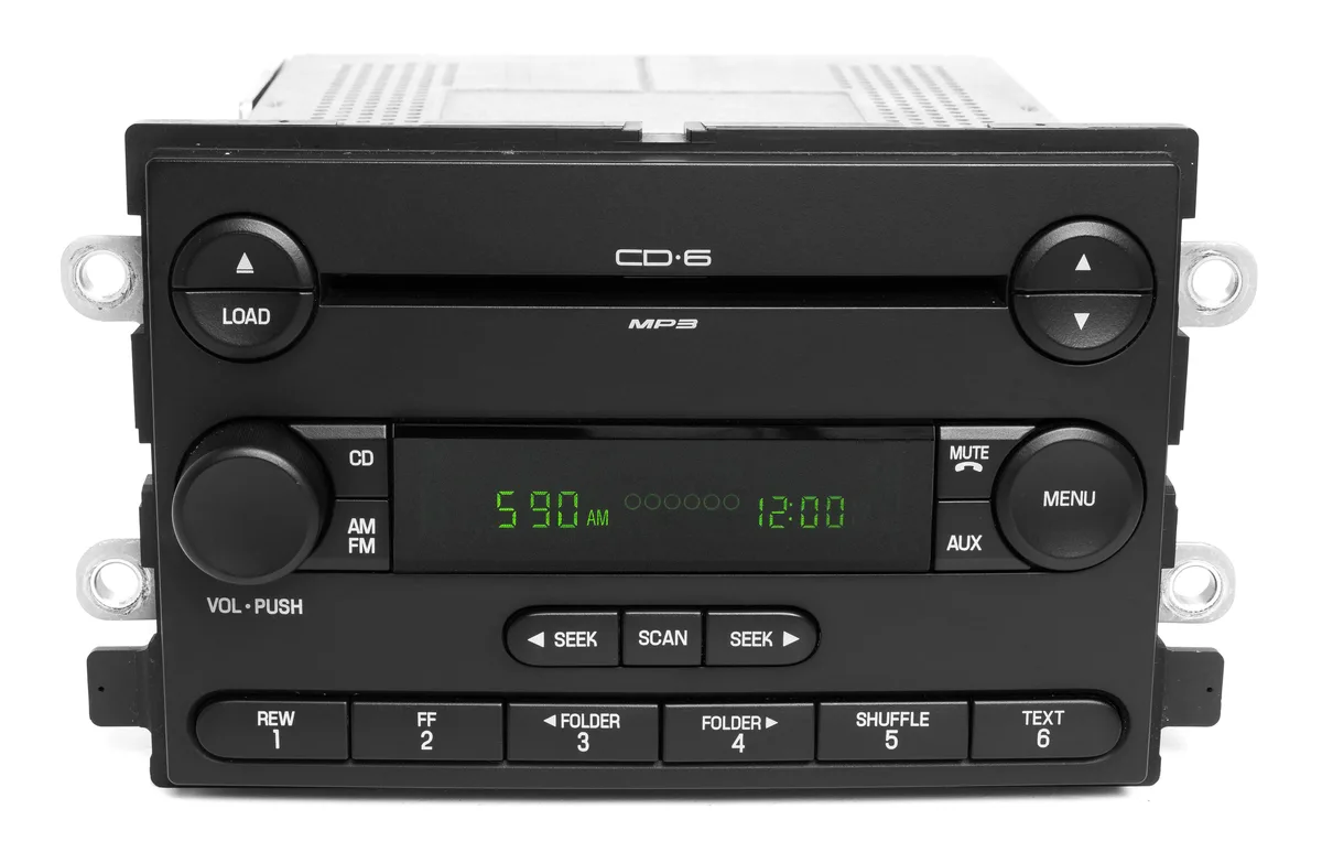1 Factory Radio 1 Factory Radio 6G1T-18C815-BC AM FM 6 CD receiver 2006-07 Ford Five Hundred Mercury Montego — product photo