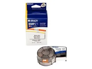 Brady Brady M21-500-499 Label Cartridge Black/White Nylon Cloth B499 — product photo