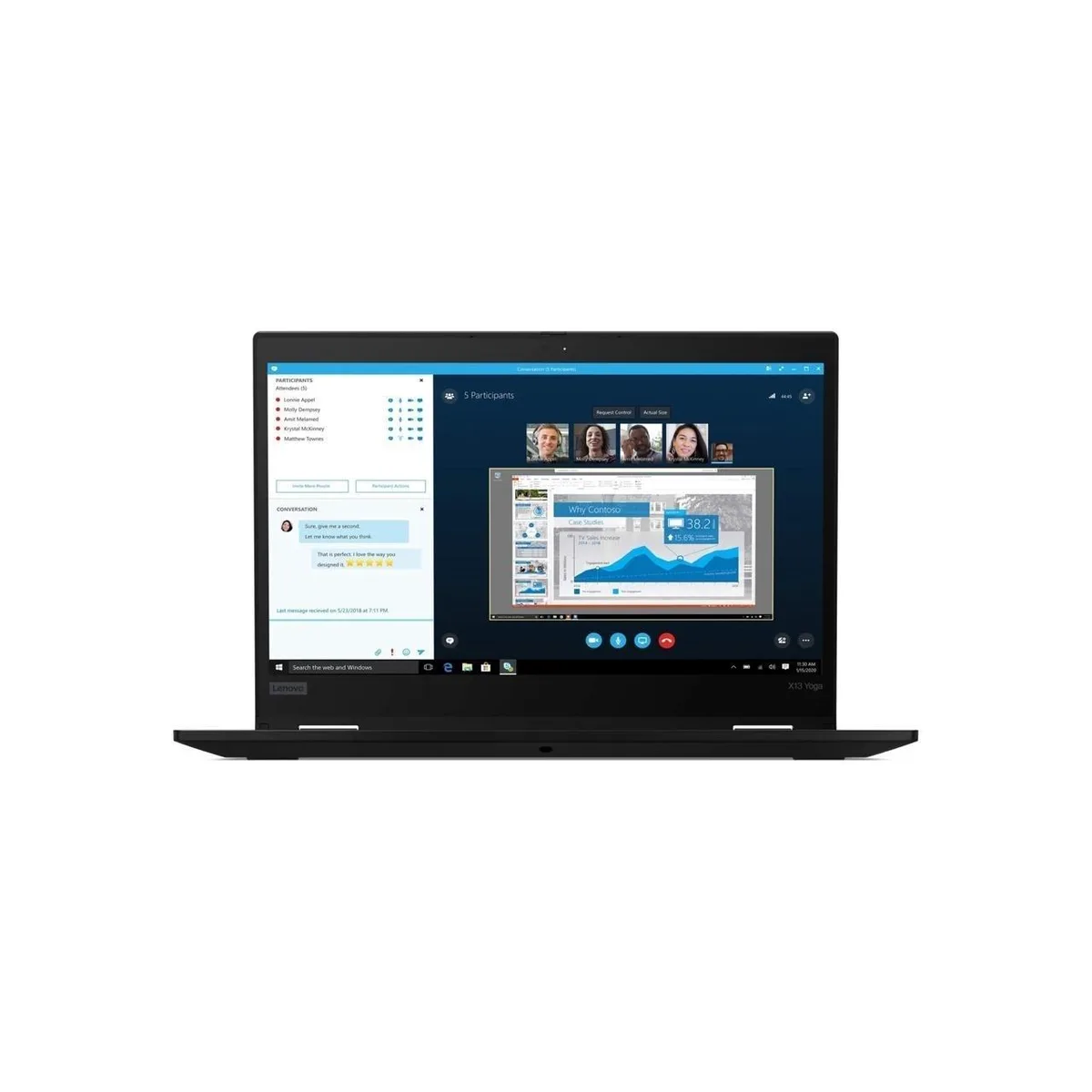 Lenovo Lenovo ThinkPad X13 Yoga Gen 3 13.3" 16GB 256GB i5-1245U business laptop — product photo