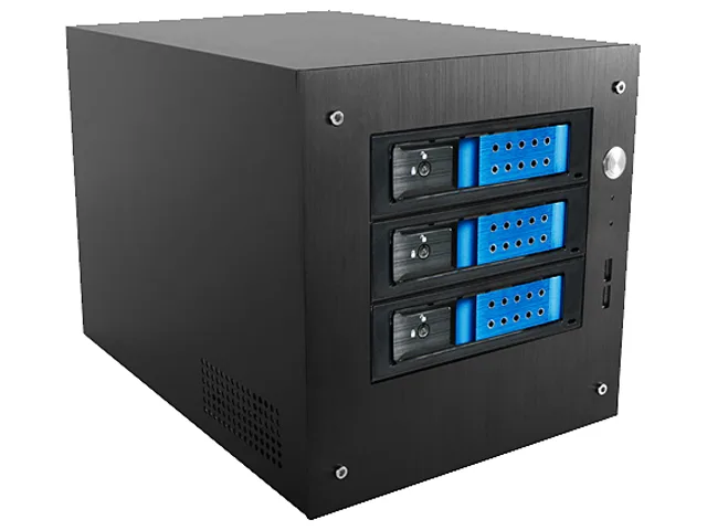 iStarUSA Inc. iStarUSA Inc. S-35-3DE1BK server chassis 3 x 3.5" hot-swap — product photo