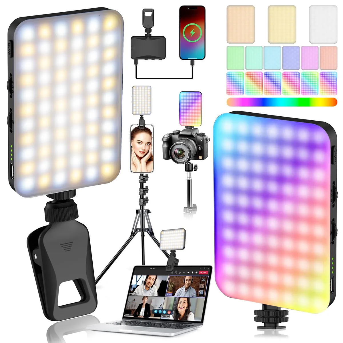  Neewer FJ-XJC-210 91 LED Portable Charger Selfie Light — product photo