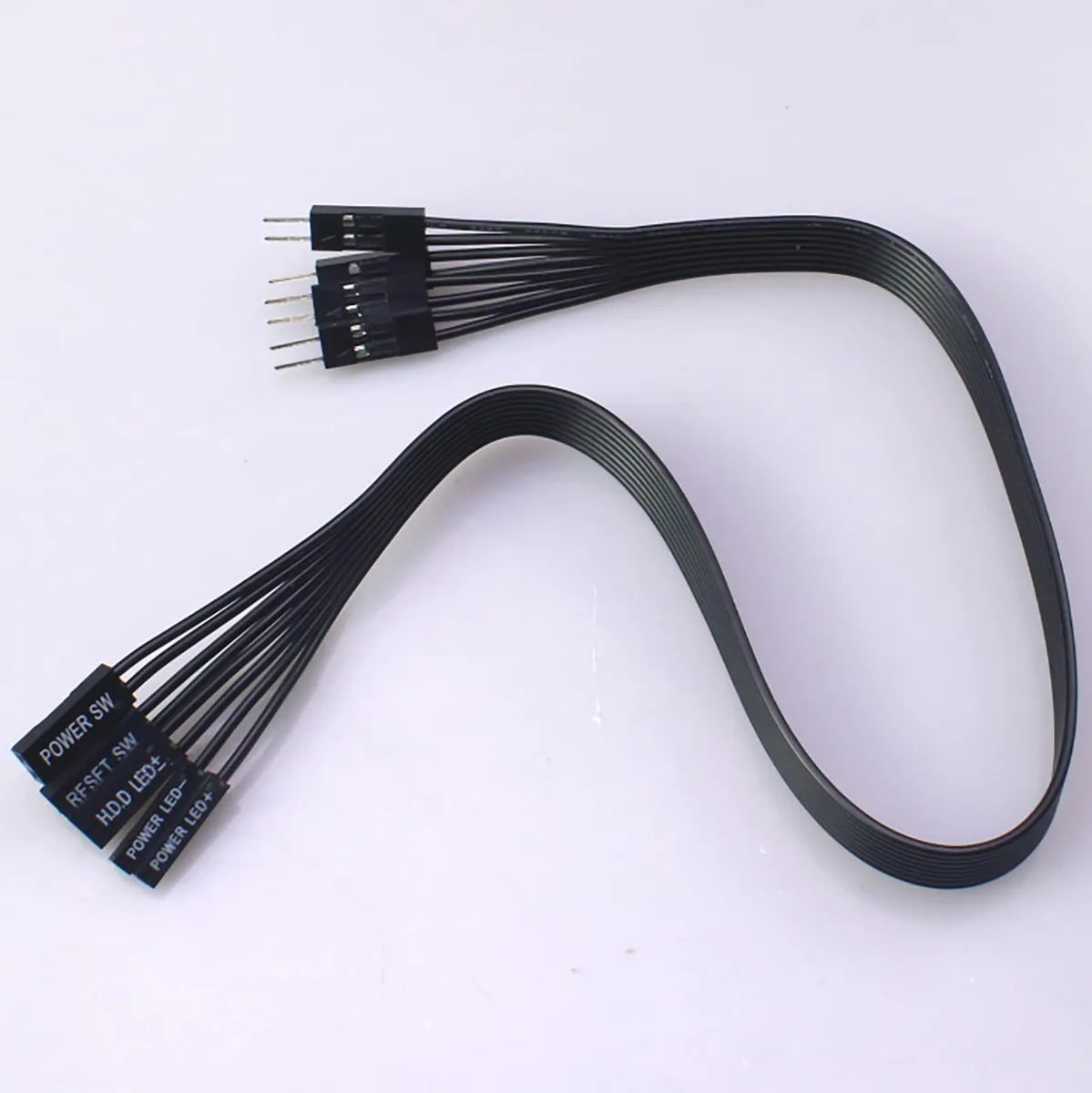  FDXGYH FDXGYH-MBE24-BLACK 24AWG 12.4in motherboard extension wire set black — product photo