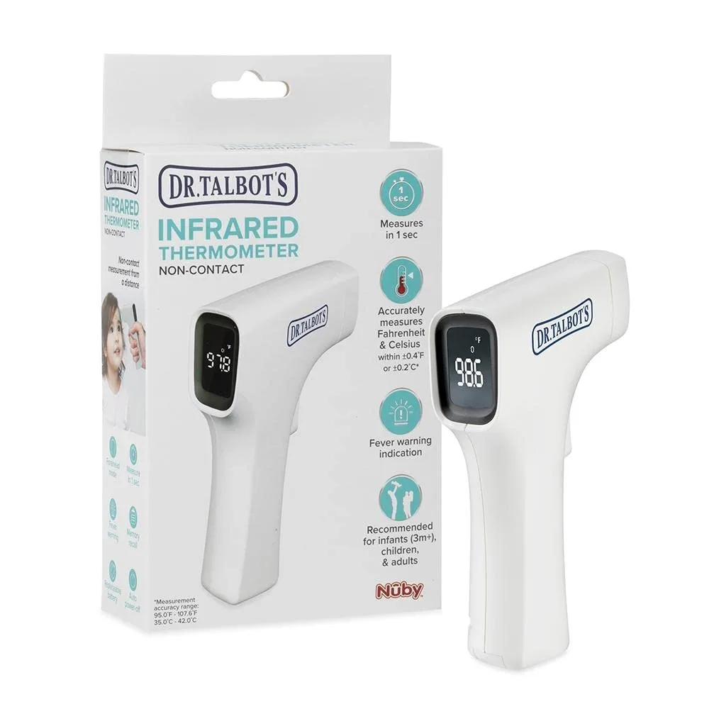 Easy Handle Non-Contact Infrared Thermometer White — product photo