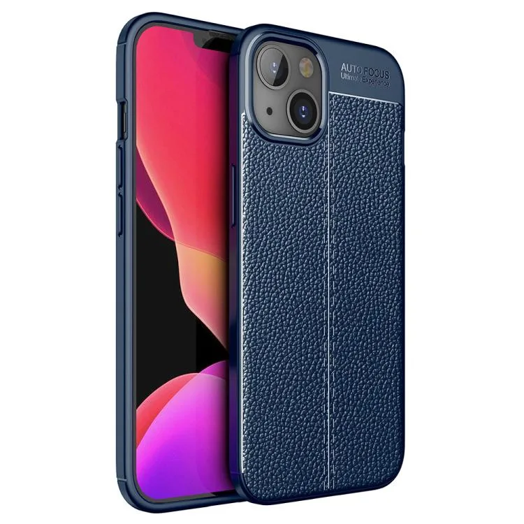 allentian allentian Litchi Texture TPU Phone Case iPhone 14 Black — product photo