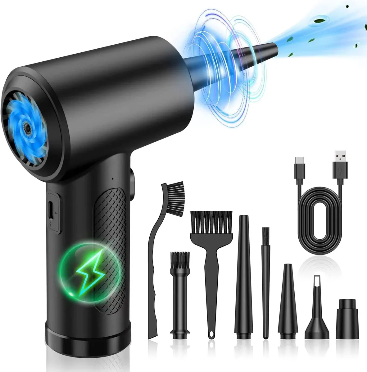 BFKK BFKK Compressed Air Duster 100000 RPM 7600mAh accessory — product photo