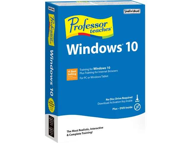 Individual Software Individual Software PMM-W10 Professor Teaches Windows 10 Learning — product photo