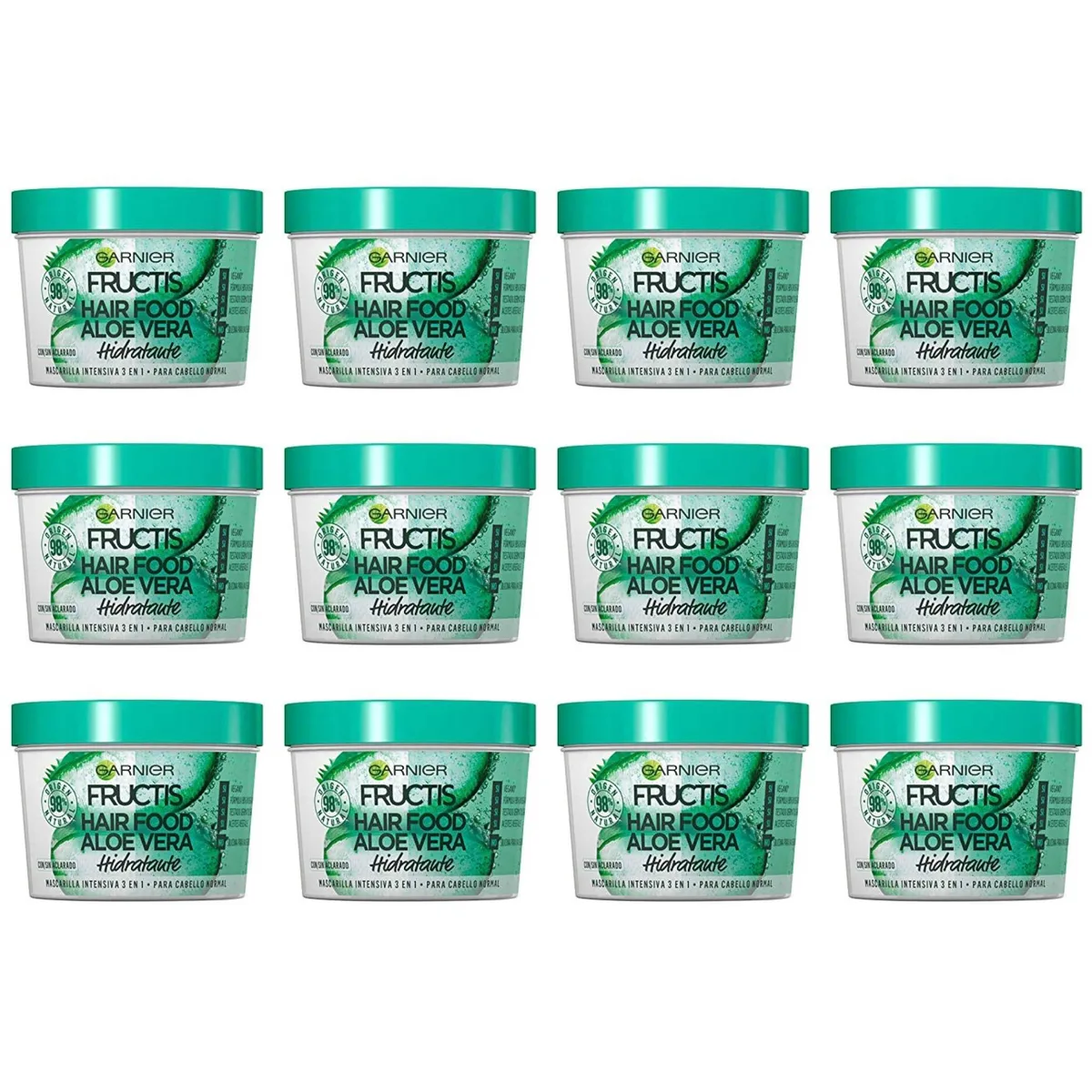 Garnier Garnier Aloe Vera Hair Food 3-in-1 Mask 12 x 13.26 Fl Oz skin care — product photo
