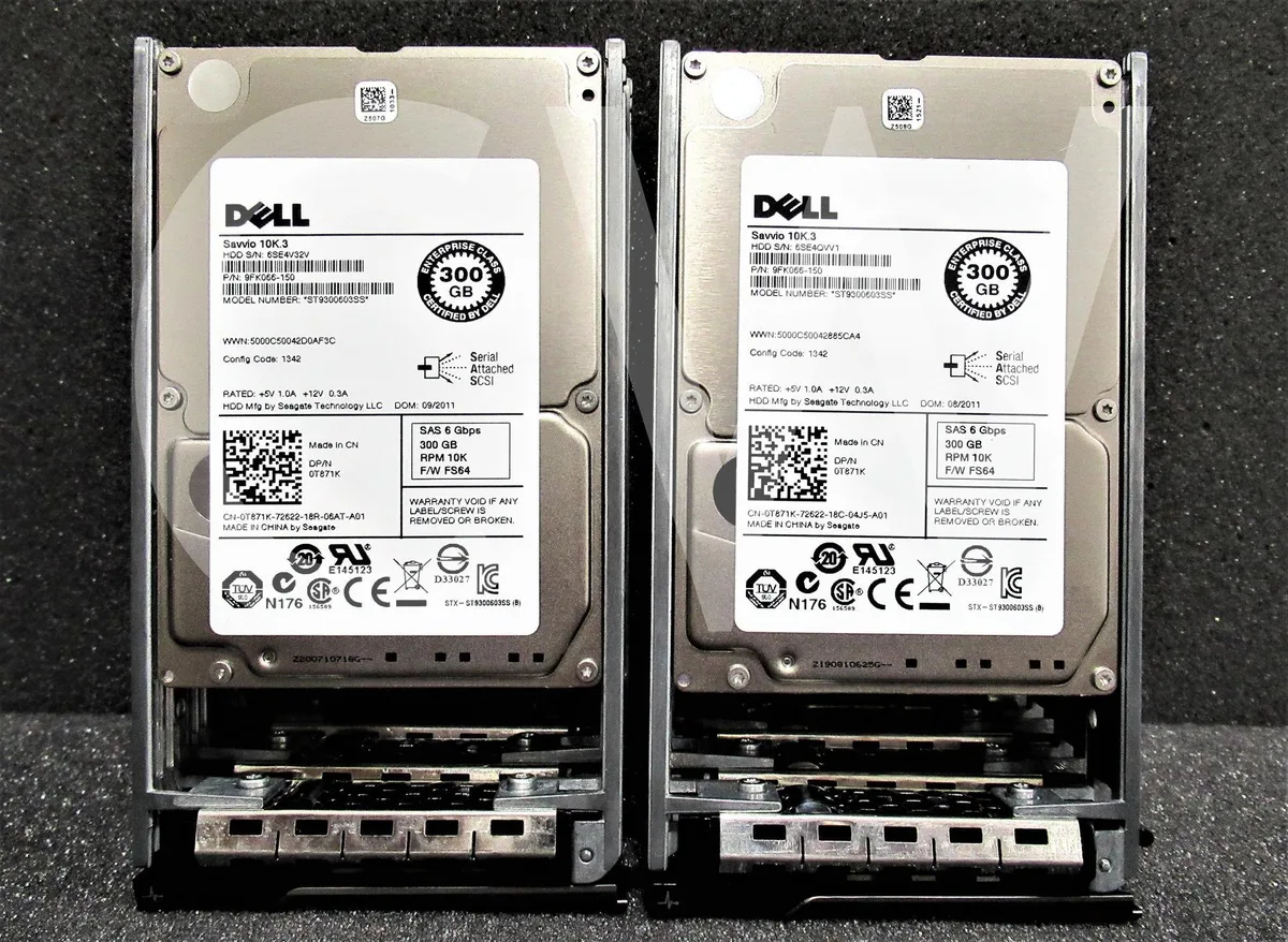 DELL DELL ST9300603SS 300GB 10000RPM SAS 2.5in internal hard drive — product photo