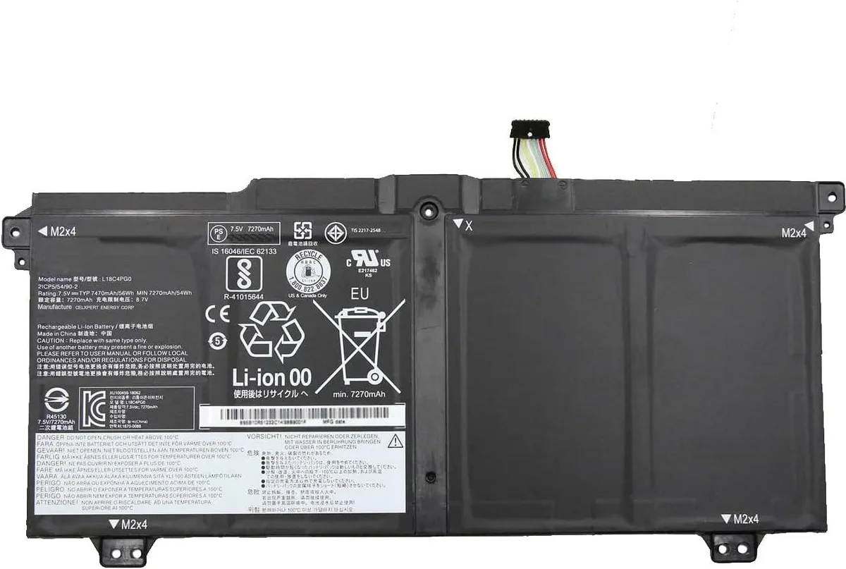 NShi NShi L18C4PG0 laptop battery 8.2V 54Wh 7270mAh — product photo