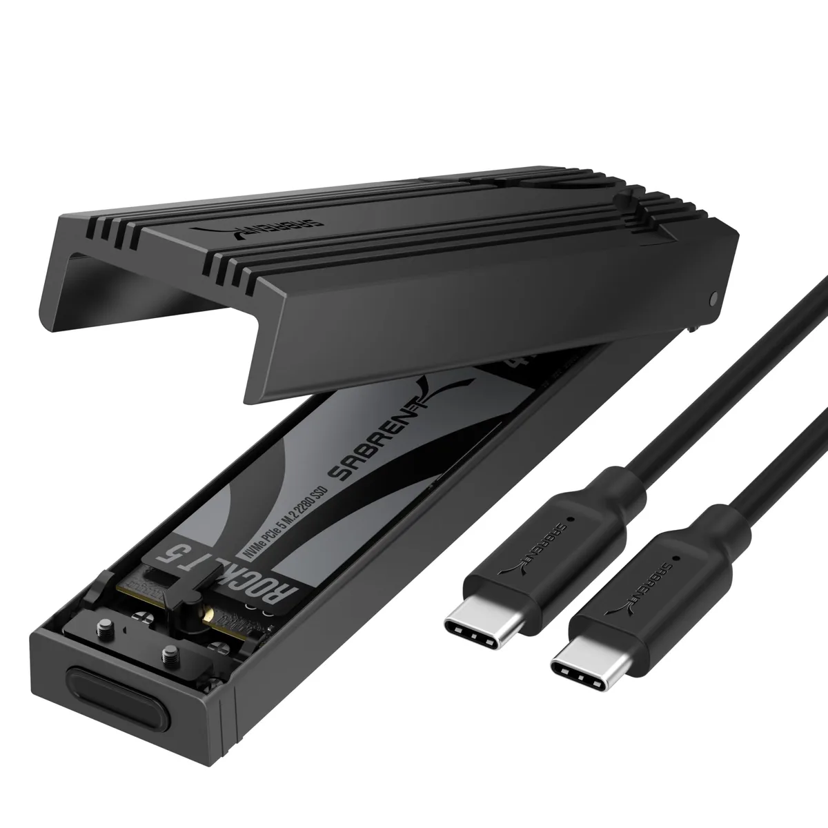 Sabrent Sabrent EC-PNVO USB-C NVMe Enclosure 10Gbps 2230-2280 Aluminum — product photo
