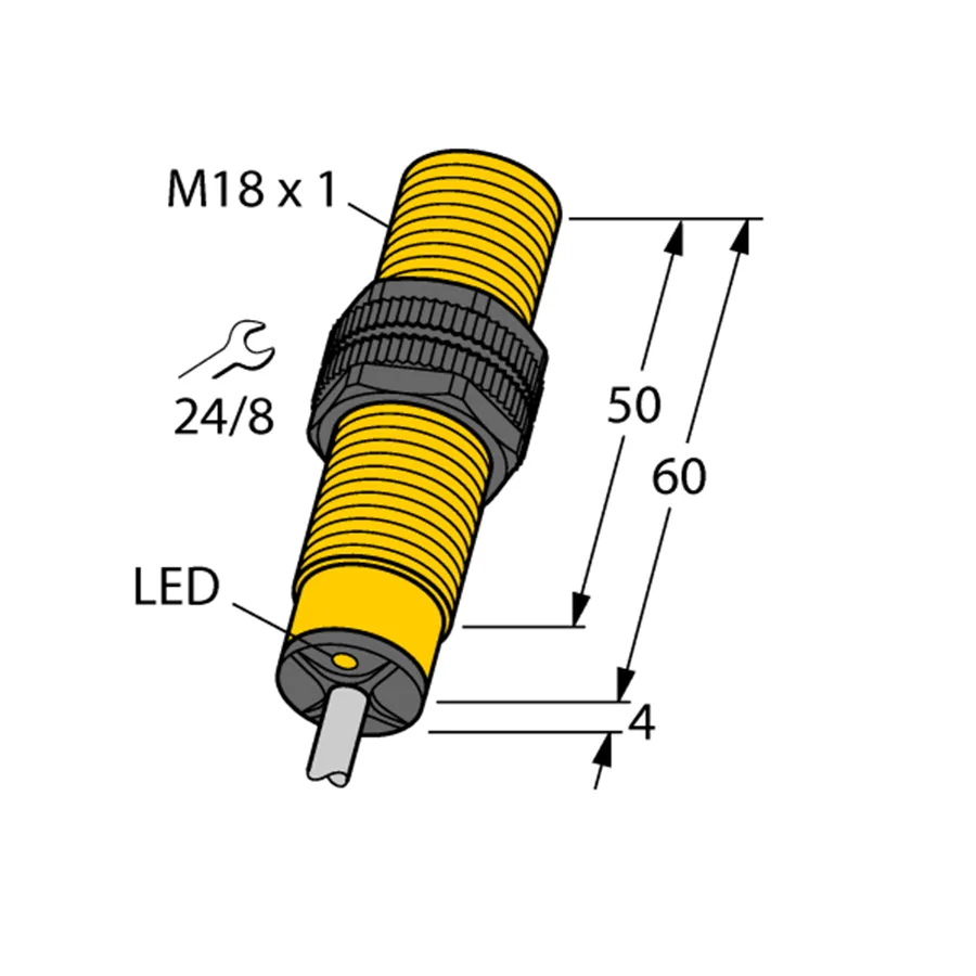 Turck Turck BI5-S18-AN6X 46561 Inductive Sensor NPN M18 — product photo