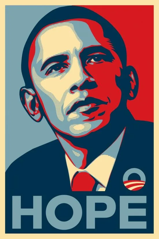 Posterazzi XPP950 Obama Hope poster 24 x 36 inches premium heavy stock paper