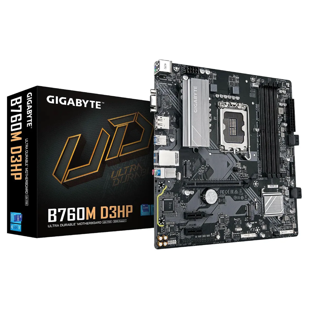 GIGABYTE GIGABYTE B760M D3HP Intel motherboard LGA 1700 DDR5 Micro ATX — product photo