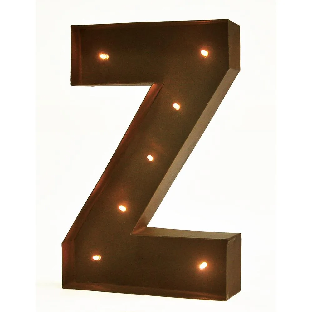 Vandue Corporation Vandue Corporation Letter Z 11.25" LED Sign Brown-Z — product photo