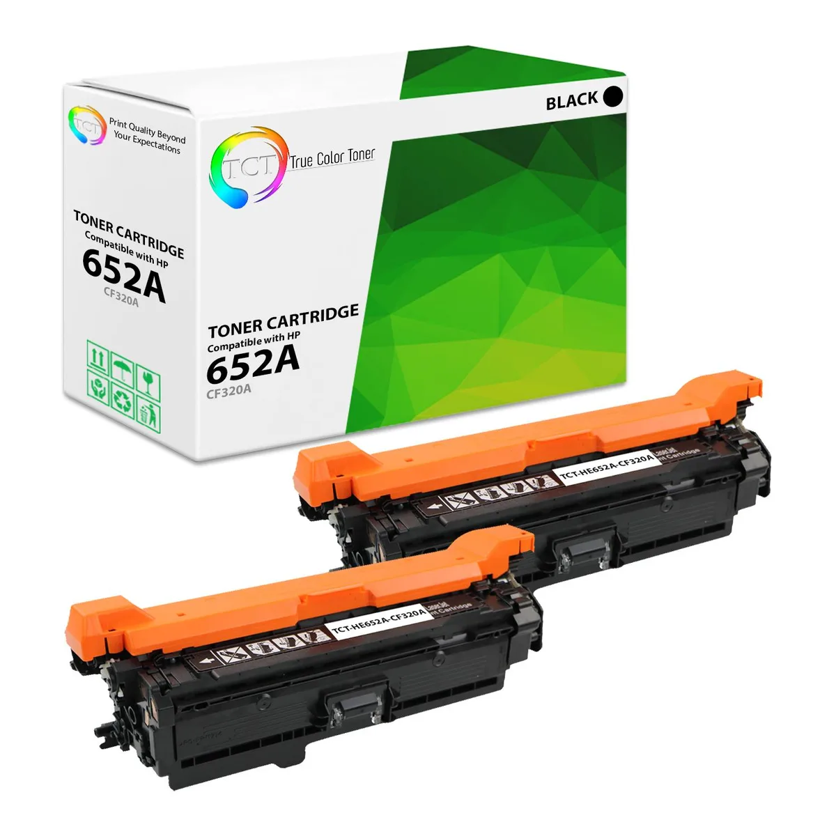 True Color Toner True Color Toner CF320A Black Toner Cartridge 2 Pack — product photo