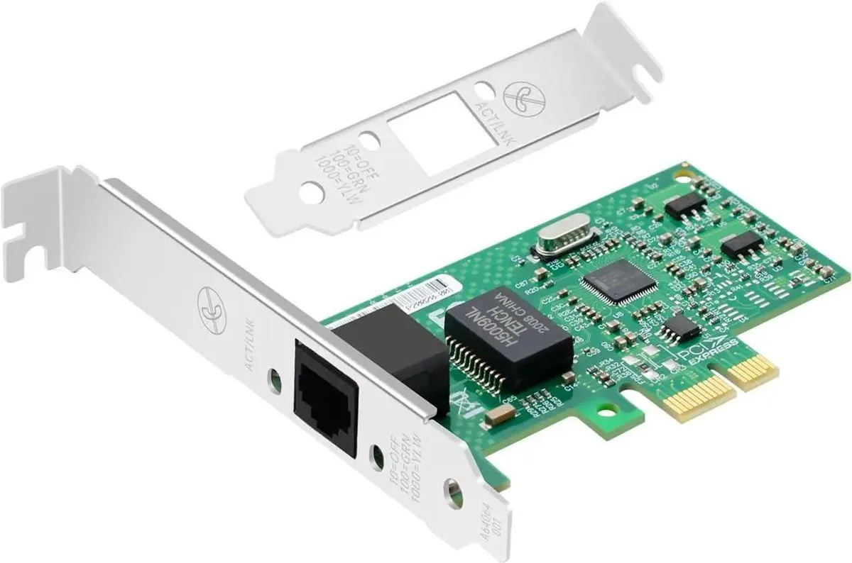 SMUGDESK SMUGDESK Single Port Gigabit PCIe x1 NIC Intel 82583 Chip RJ45 Ethernet Adapter WOL — product photo