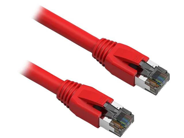 Nippon Labs Nippon Labs 60CAT8-2-24RD network ethernet cable 2 ft red Cat 8 24 AWG 2000 MHz 40 Gbps — product photo