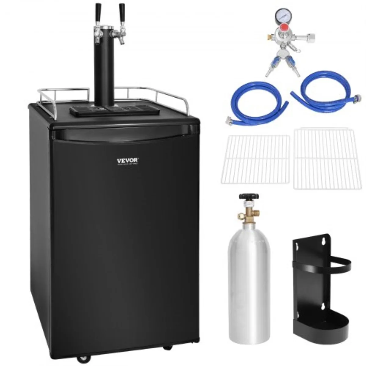 VEVOR VEVOR BF152-2 Dual Tap Kegerator 152 L 87 W Black — product photo