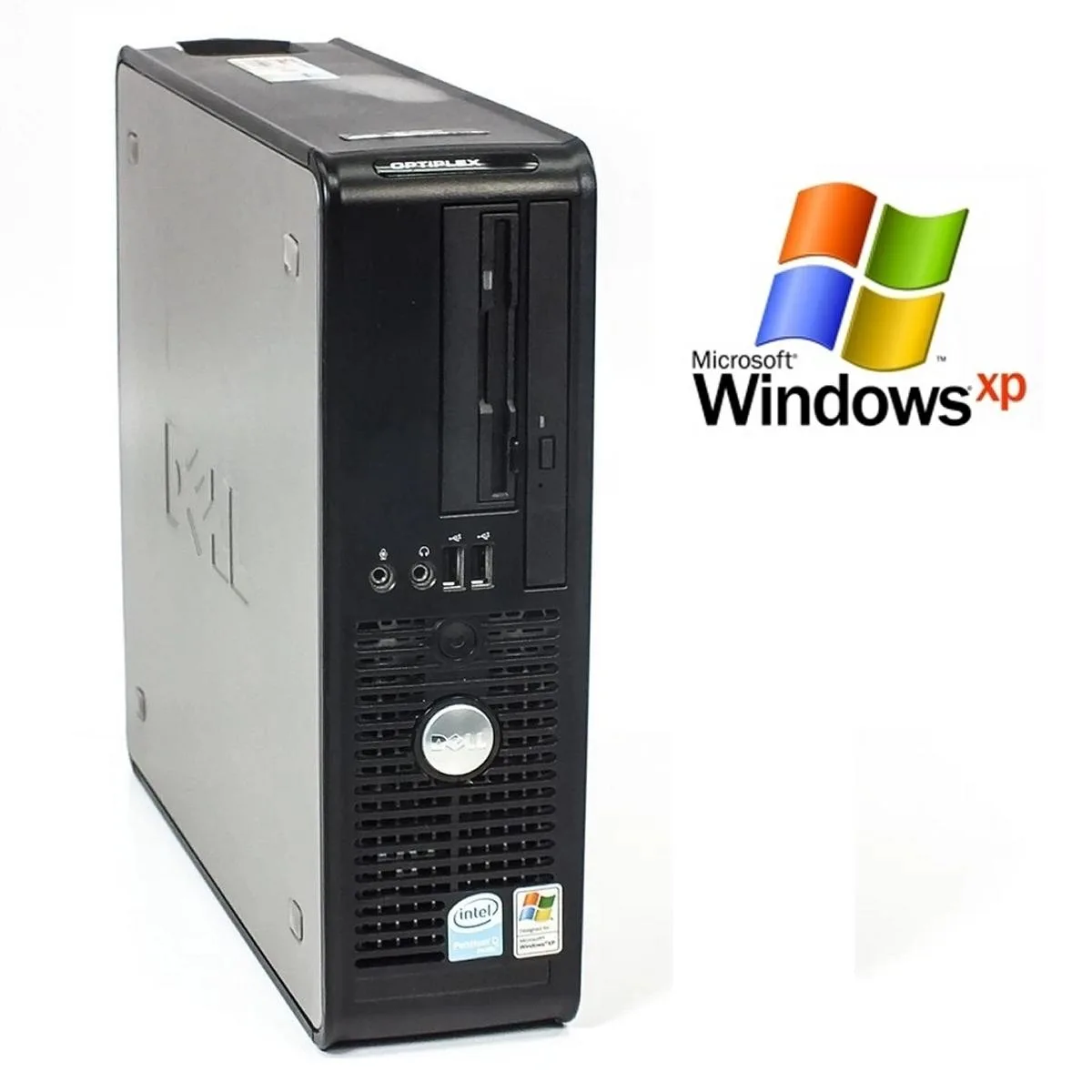 DELL DELL OptiPlex 745 SFF desktop PC 4GB DDR2 500GB HDD 3.5 Floppy Windows XP Pro — product photo