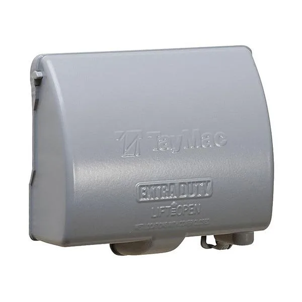 Taymac Taymac MX4380S 1-Gang Horizontal Weatherproof Cover Gray — product photo