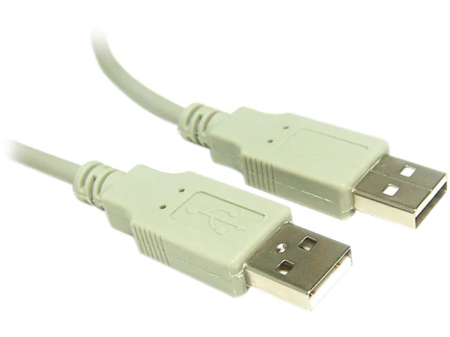 Micro Connectors Micro Connectors E07-124 USB 2.0 A Male to A Male cable 10 foot — productfoto
