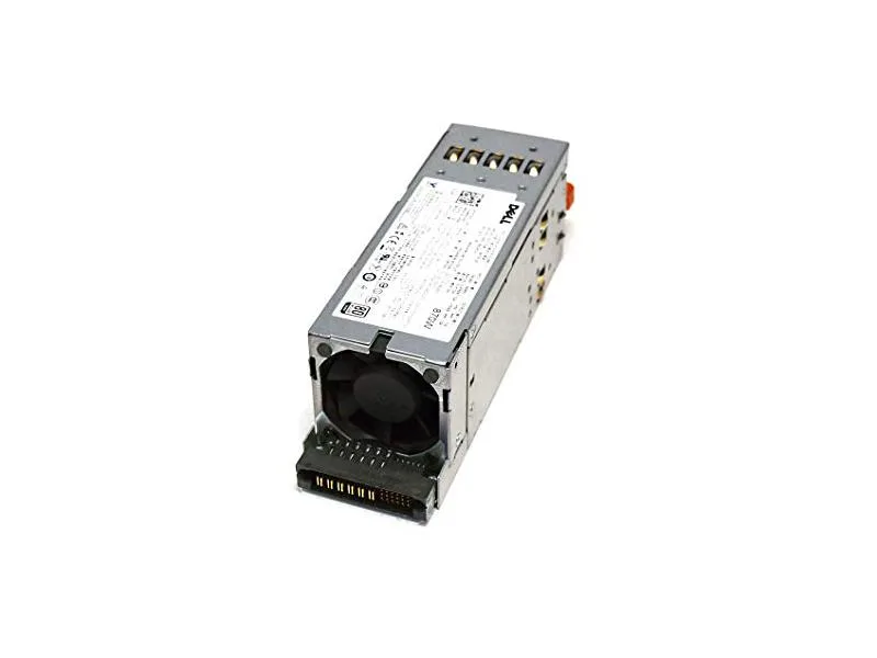 Silver rectangular server PSU with rear vent and handle