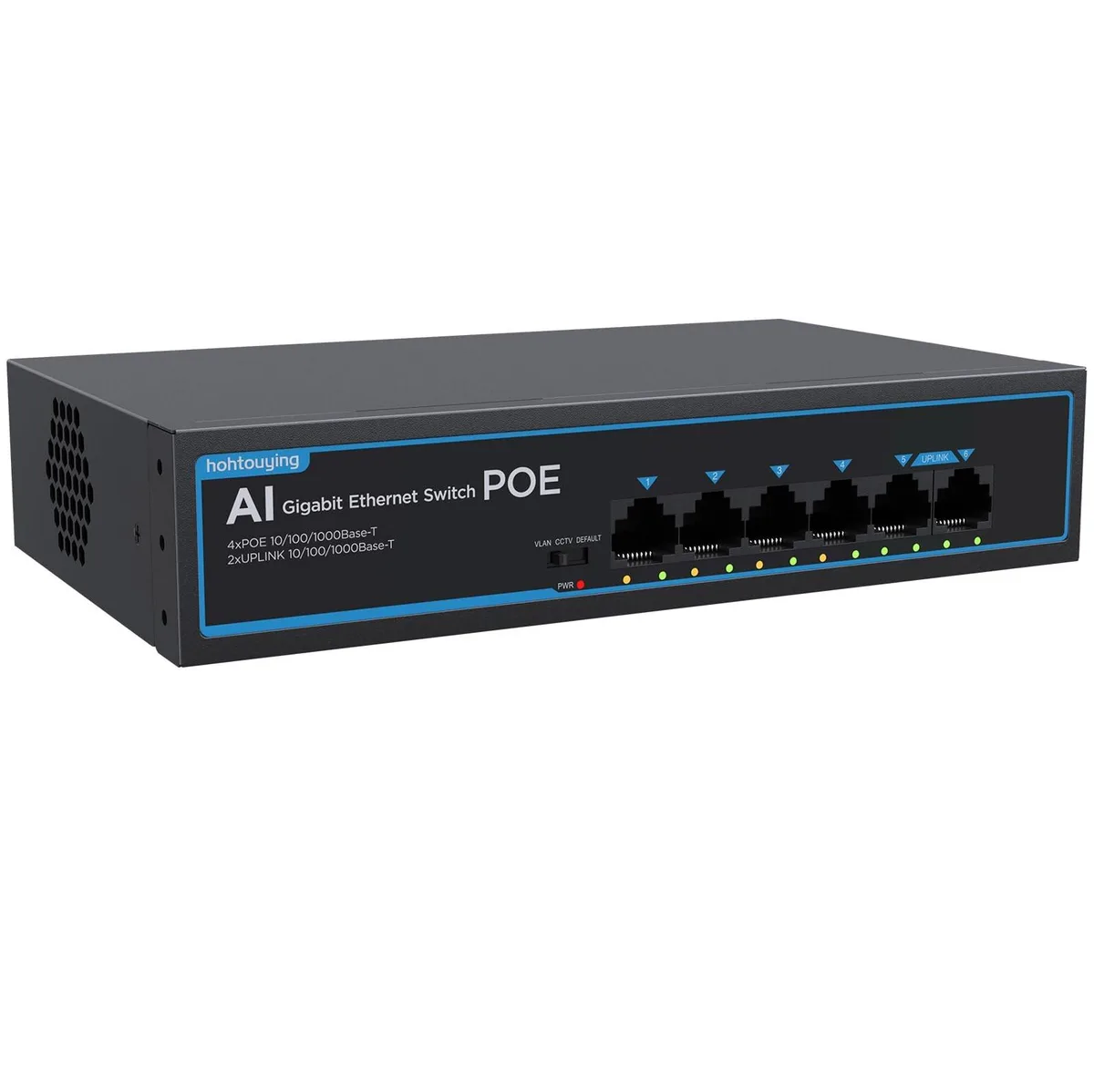 Avantalk Avantalk 2 in 1 accessory 4 Port Gigabit PoE Switch 65W — product photo