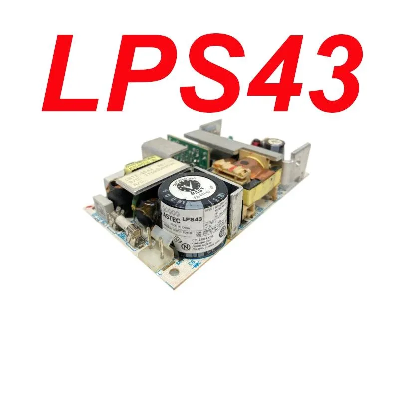 Rectangular ATX power supply unit in metal casing