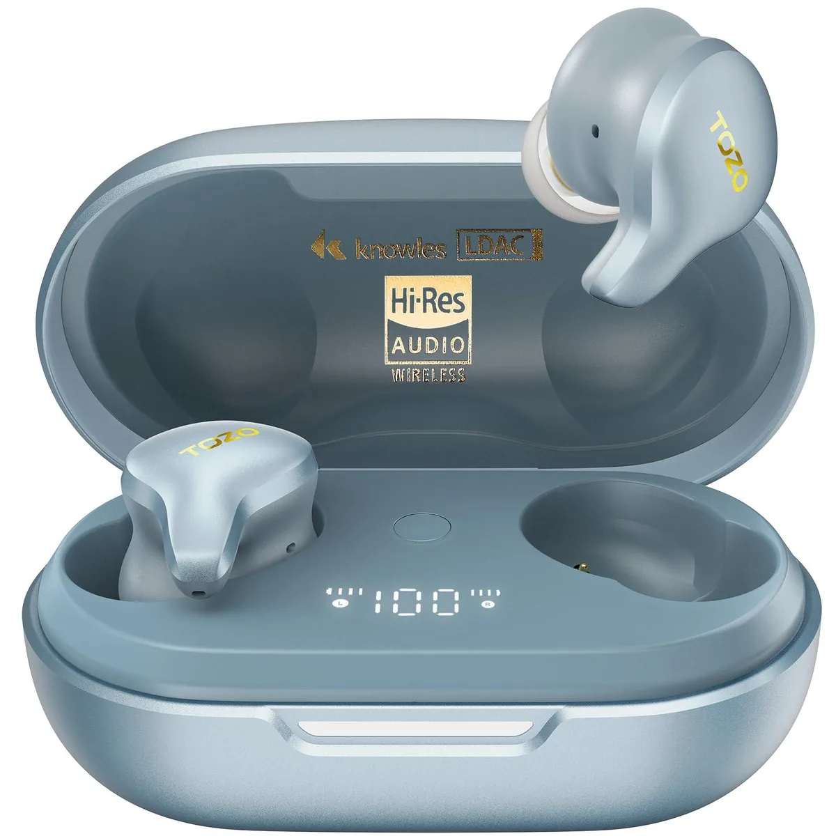 TOZO Store TOZO Golden X1 Earbuds Hybrid Driver Sierra Blue — product photo