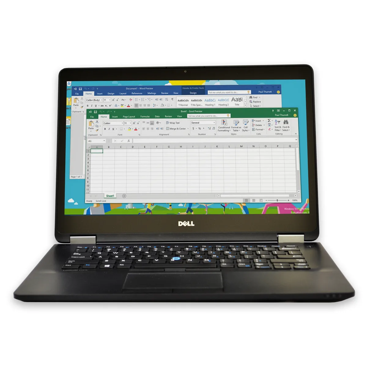 DELL DELL Latitude E7470 laptop i5 2.40 GHz 8GB DDR3 512GB SSD 14" Win 10 Pro — product photo