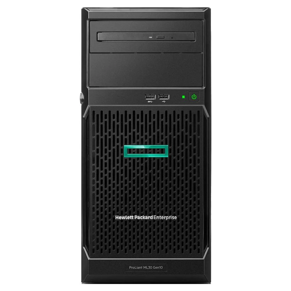 HP HP ProLiant ML30 Gen10 Tower Server Xeon E-2124 64GB 16TB SATA HDDs RAID — product photo