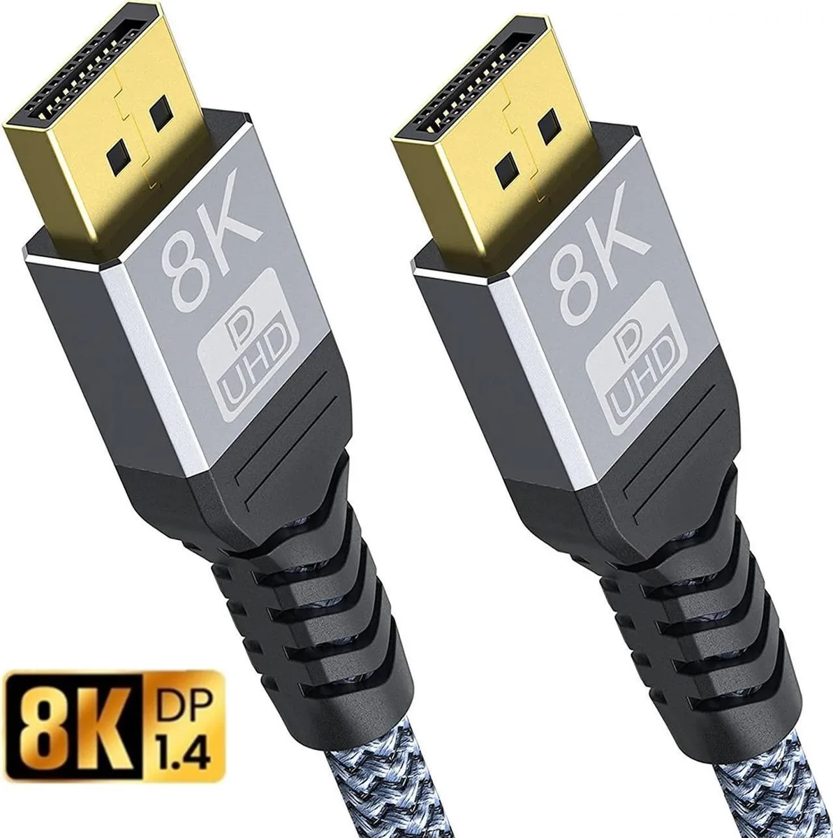 SMUGDESK SMUGDESK DisplayPort 1.4 cable 3.3 ft 8K@60Hz 4K@144Hz 1440p@165Hz 1080p@240Hz — product photo
