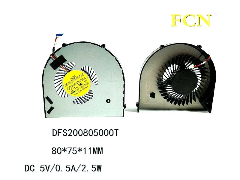 Zyvpee Zyvpee DFS200805000T CPU cooler fan 4-pin 15-20 CFM — product photo