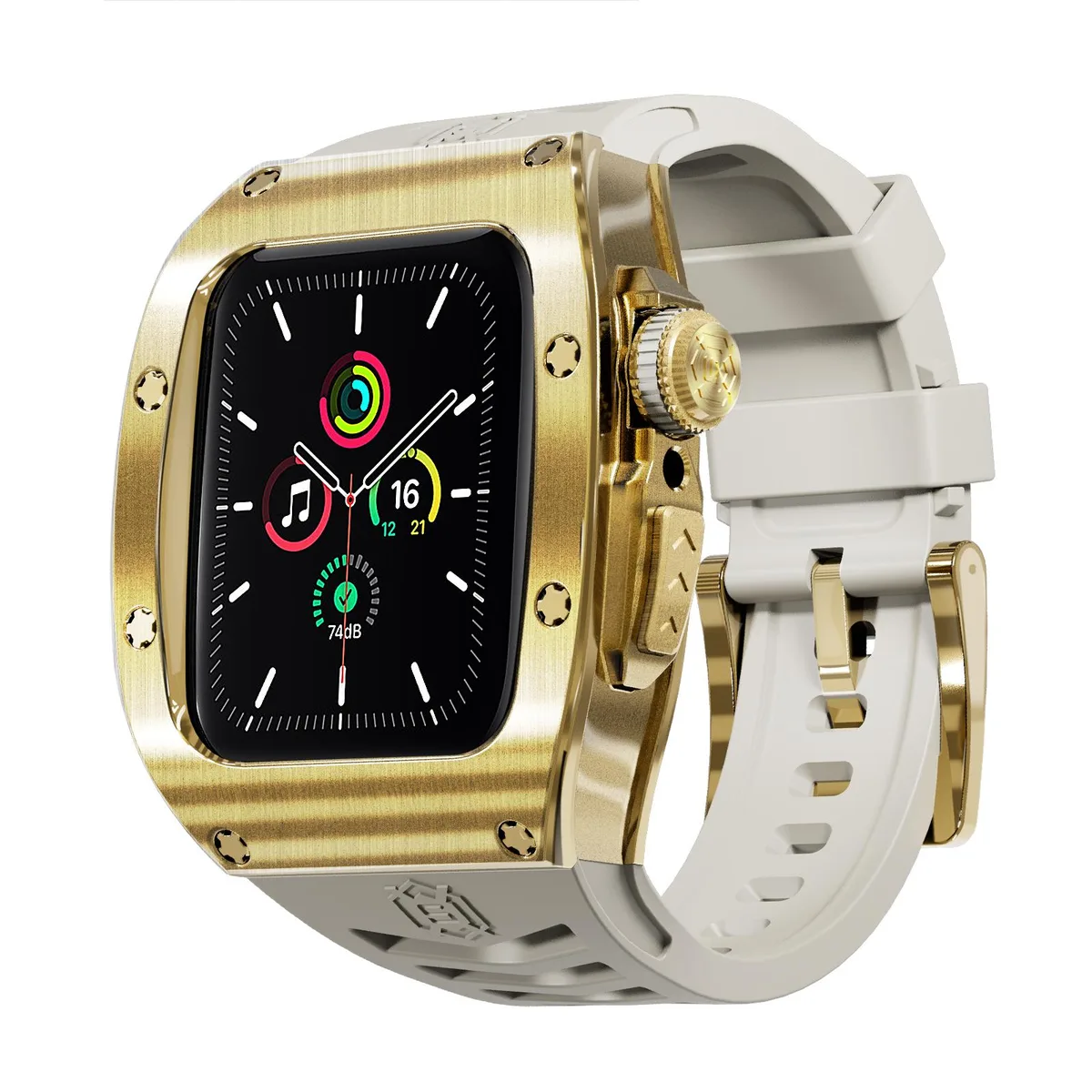 BONAEVER BONAEVER Mod Kit Stainless Steel Case 45mm/44mm Gold — product photo