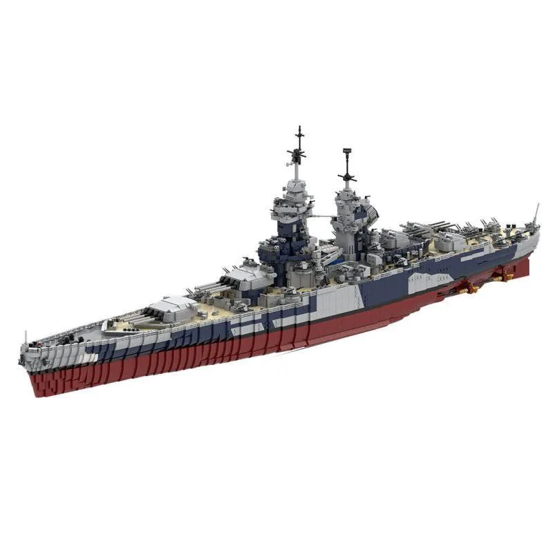 ZITIANYOUBUILD ZITIANYOUBUILD MOC-163300 French Battleship Richelieu 1:200 Scale 10803 Parts — product photo