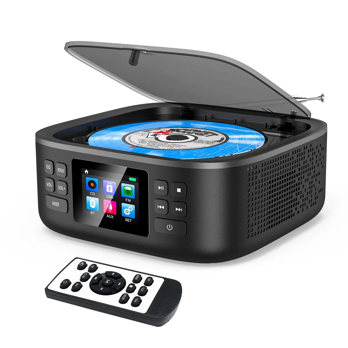  AUDIOVOX HC030 cd player Bluetooth 5.3 3000 mAh battery — product photo