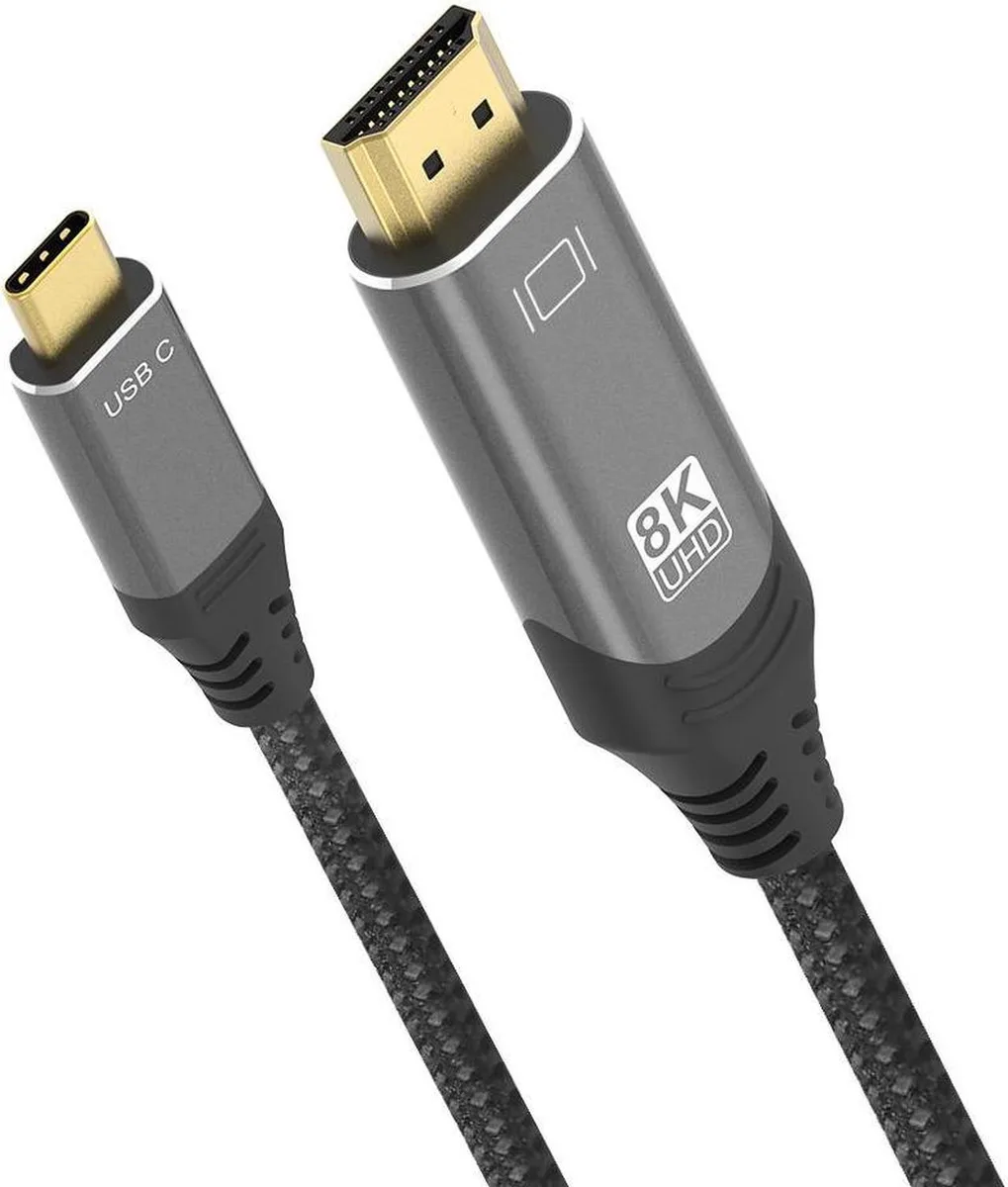 SMUGDESK SMUGDESK USB-C to HDMI 2.1 Cable 10 ft Braided — product photo