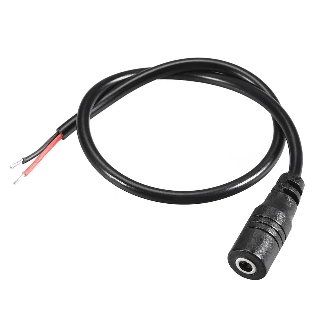 Unique-Bargains Unique-Bargains DC Power 3.5mm x 1.35mm 30cm Barrel Female Plug Pigtail 5pcs — product photo