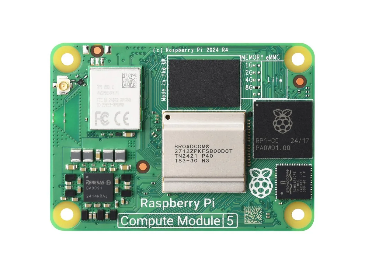 KEHIPI KEHIPI CM5 Compute Module 5 8GB Lite Wireless Antenna Heatsink — product photo
