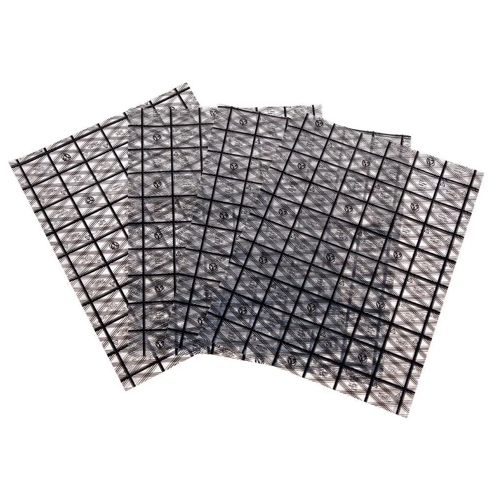 Twenty black semi-transparent anti-static bags 12 by 16 inches open top with stickers